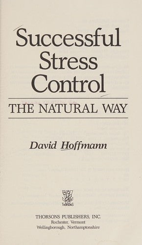 Successful Stress Control: the natural way