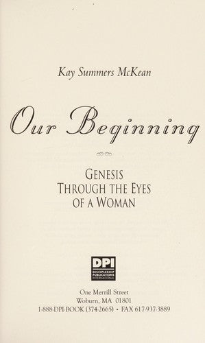 Our Beginning