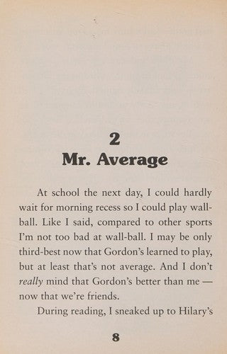 Josh Taylor, Mr. Average (Third-Grade Friends, 2)