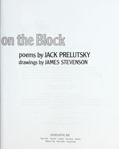 The New Kid On The Block: Poems