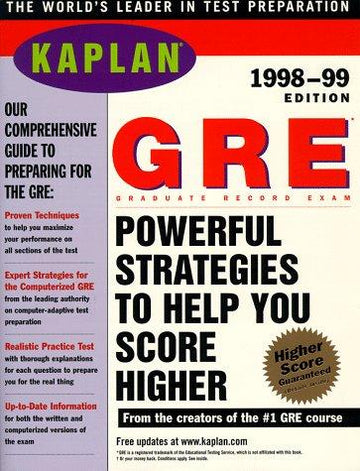 Kaplan Gre 1998-99 Edition