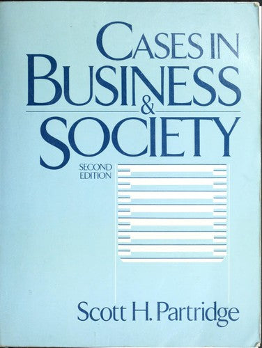 Cases In Business And Society