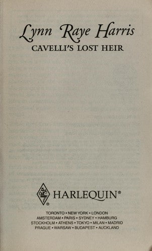 Cavelli's Lost Heir (Harlequin Presents)