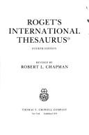 Roget's International Thesaurus (Harper Colophon Books)