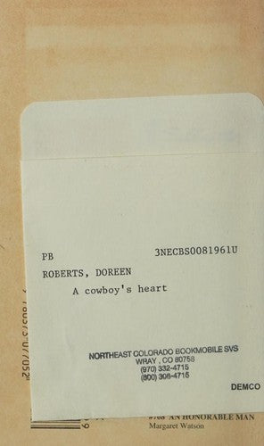 A Cowboy's Heart (Silhouette Intimate Moments, No 705)