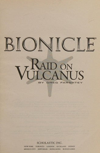 Raid On Vulcanus (Bionicle Super Chapter Book)