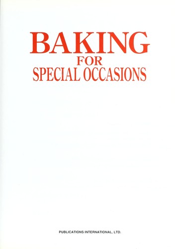 Duncan Hines Baking For Special Occasions (Favorite All Time Recipes)