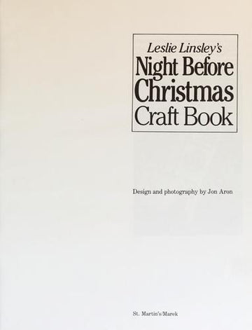 Leslie Linsley's Night Before Christmas Craft Book