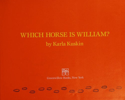 Which Horse Is William?