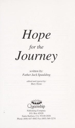 Hope For The Journey