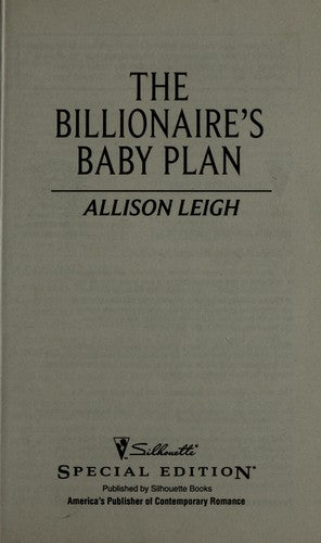 The Billionaire's Baby Plan
