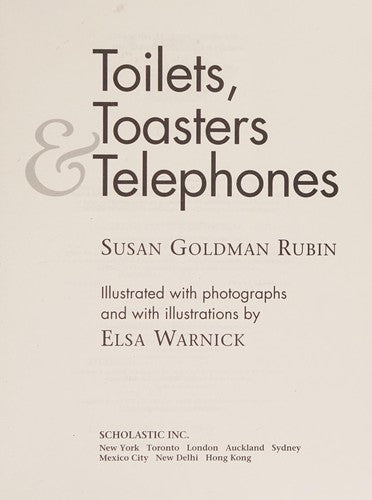 Toilets, Toasters and Telephones: The How and Why of Everday Objects
