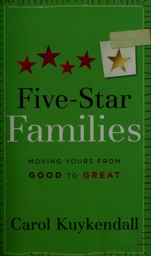 Five-Star Families: Moving Yours From Good To Great (Mothers Of Preschoolers (Mops))