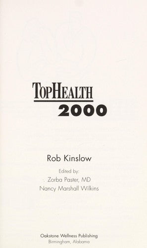 Tophealth 2000: 257 tips, ideas, amazing facts & inspirational thoughts to help ypu keep fit, stay healthy & enjoy life more