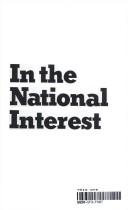 In The National Interest