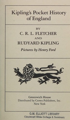 Kipling's Pocket History Of England