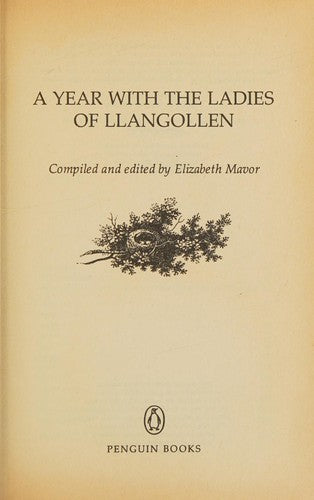 A Year With The Ladies Of Llangollen