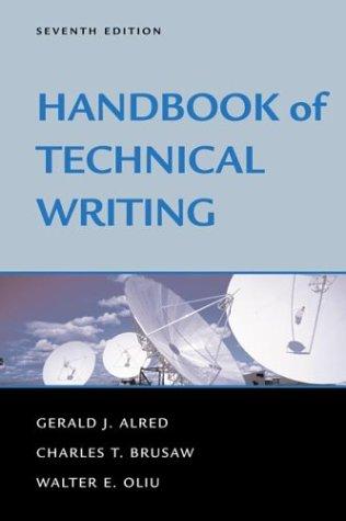 Handbook Of Technical Writing