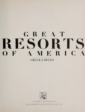 Great Resorts Of America