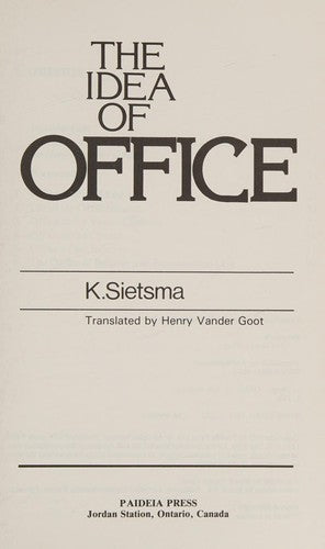 The Idea Of Office