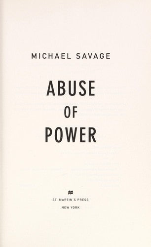 Abuse Of Power