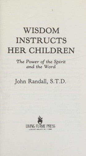 Wisdom Instructs Her Children
