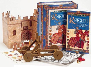 Knights Treasure Chest: The Age Of Adventure, To Unlock And Discover/Includes Book, Board Game, Ring, Key, Catapult (Treasure Chests(Tm))