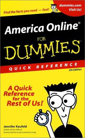 America Online For Dummies Quick Reference