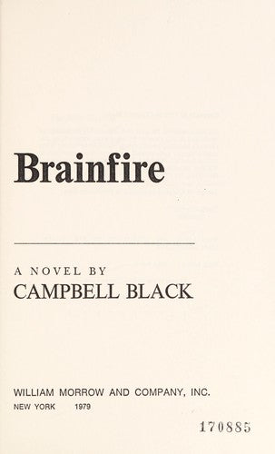 Brainfire: A Novel