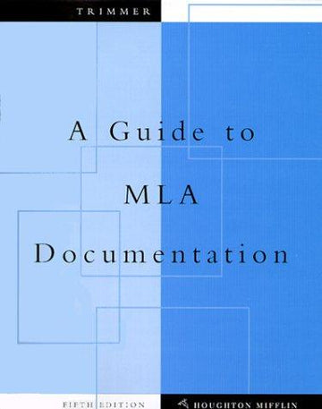 A Guide To Mla Documentation: With An Appendix On Apa Style (English Essentials.)