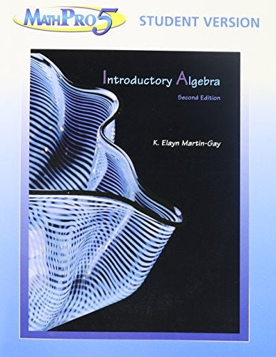 Mathpro 5 Introductory Algebra