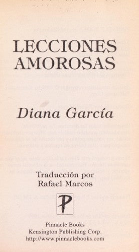 Lecciones Amorosas: (Encanto (Spanish))