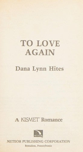 To Love Again