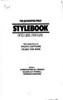 The Associated Press Stylebook And Libel Manual: With Appendixes On Photo Captions, Filing The Wire