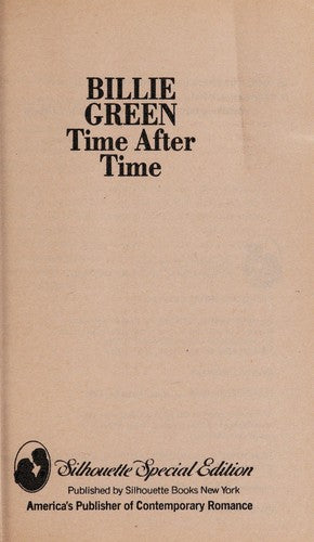 Time After Time (Silhouette Special Edition 415)