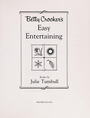 Betty Crocker's Easy Entertaining