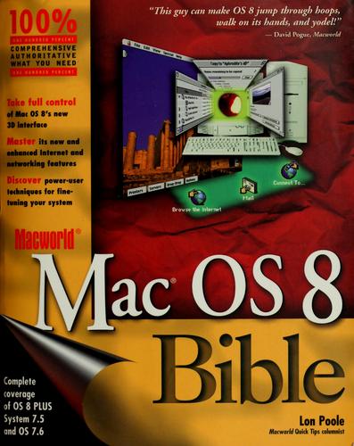 Macworld Mac Os 8 Bible: Macworld Mac Os Bible