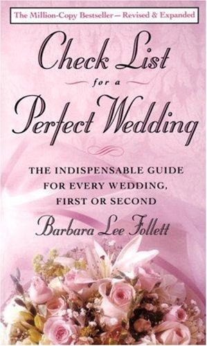 Check List For A Perfect Wedding