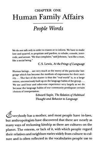 They Have A Word For It