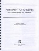 Assessment Of Children: WISC-III and WPPSI-R supplement