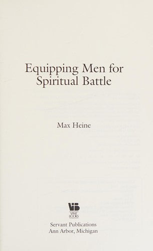Equipping Men for Spiritual Battle