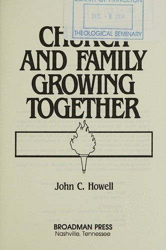 Church And Family: growing together
