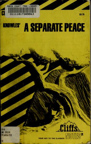 A Separate Peace (Cliffs Notes)