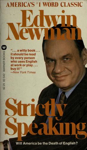 Strictly Speaking: Will America Be The Death Of English?