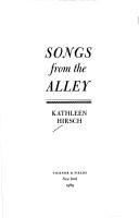 Songs from the Alley