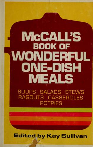 Mccall's Book Of Wonderful One-Dish Meals