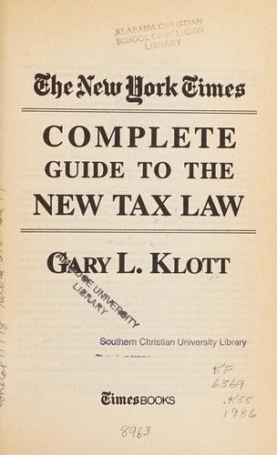 The New York Times Complete Guide To The New Tax Law