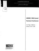 Proceedings Of The Usenix 1996 Annual Technical Conference: January 22-26, 1996, San Diego, California, USA