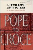 Literary Criticism Pope To Croce