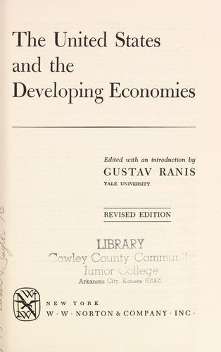 The United States And The Developing Economies